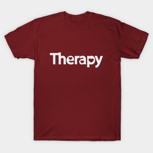 Therapy providing therapy typography design T-Shirt